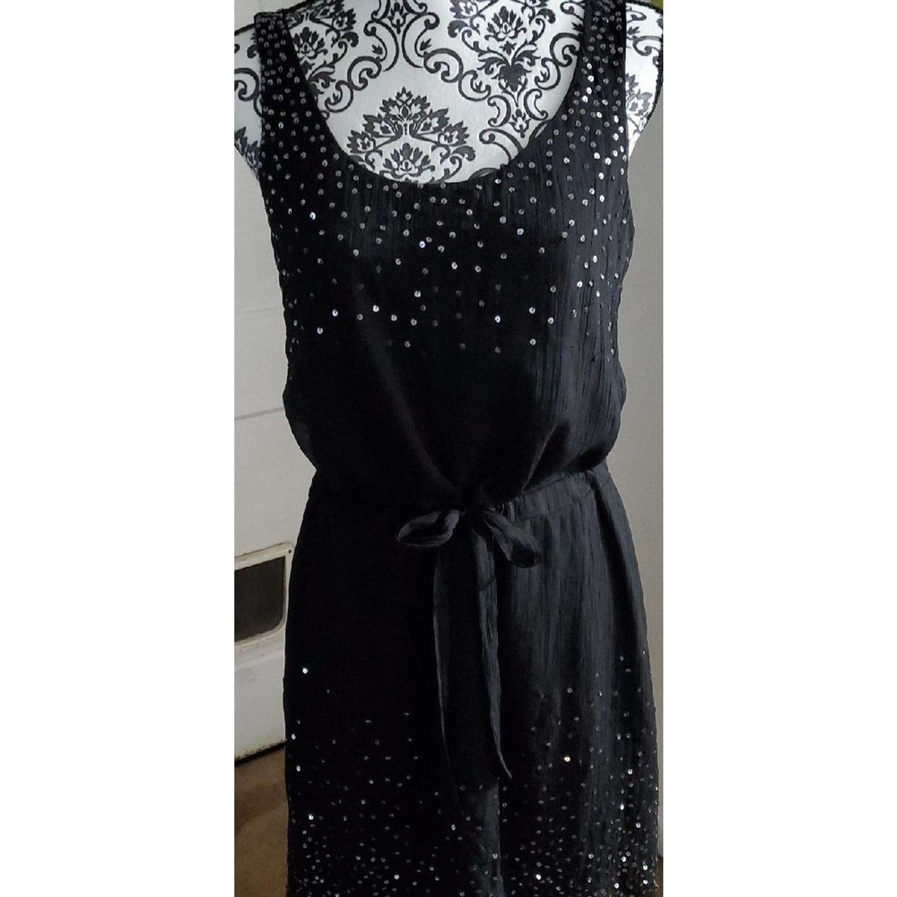 LBD, sparkly, light and airy, sleeveless dress